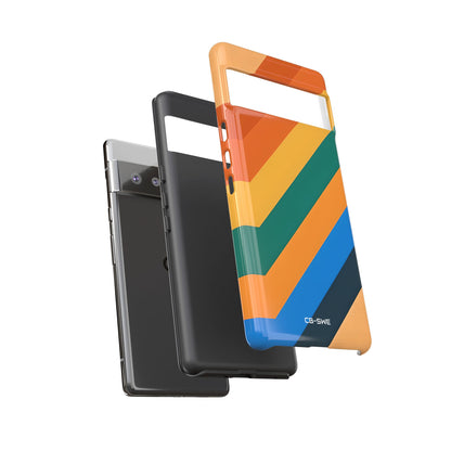 Vibrant Geometric Harmony - Google Pixel Case