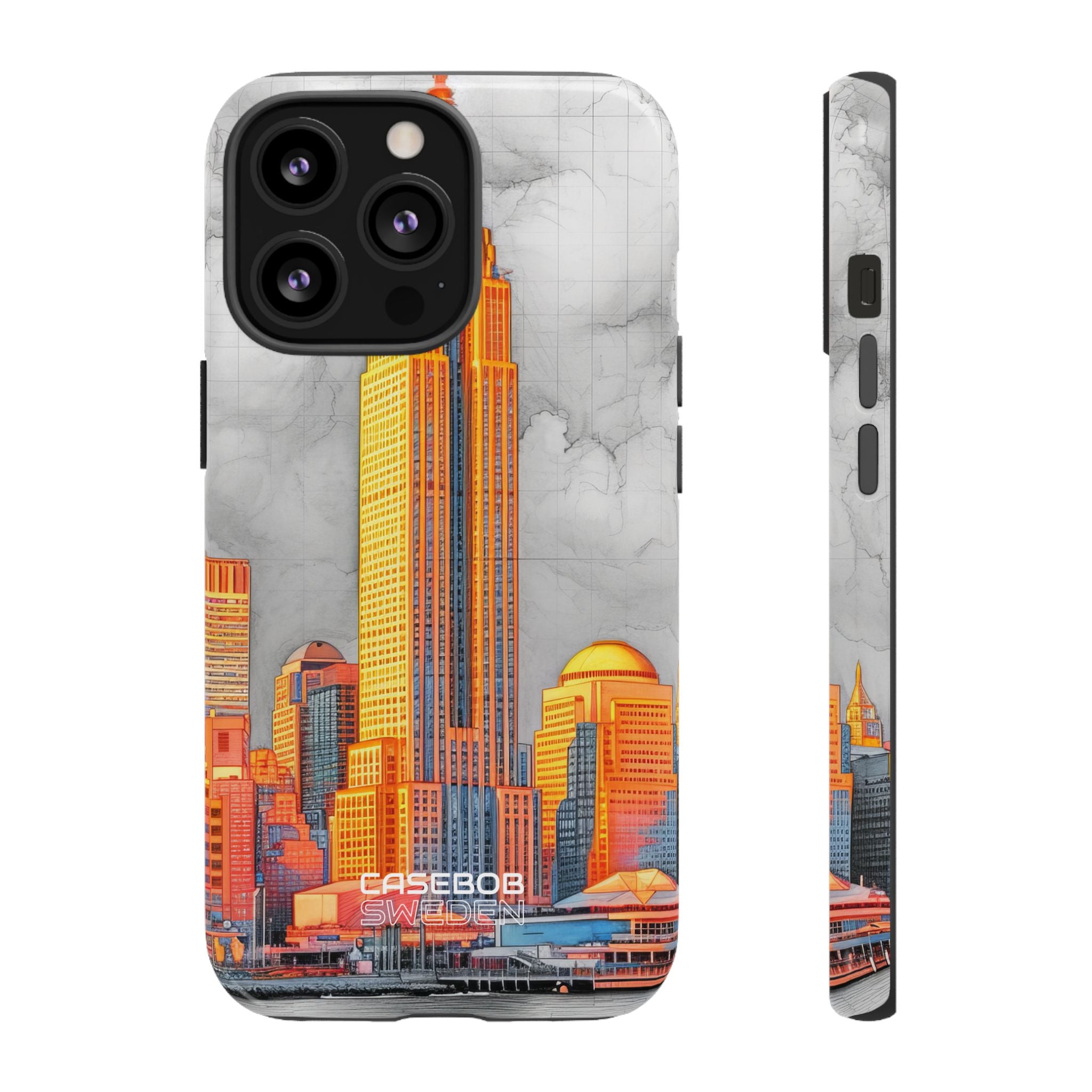 Vibrant City Skyline iPhone 13 - Tough