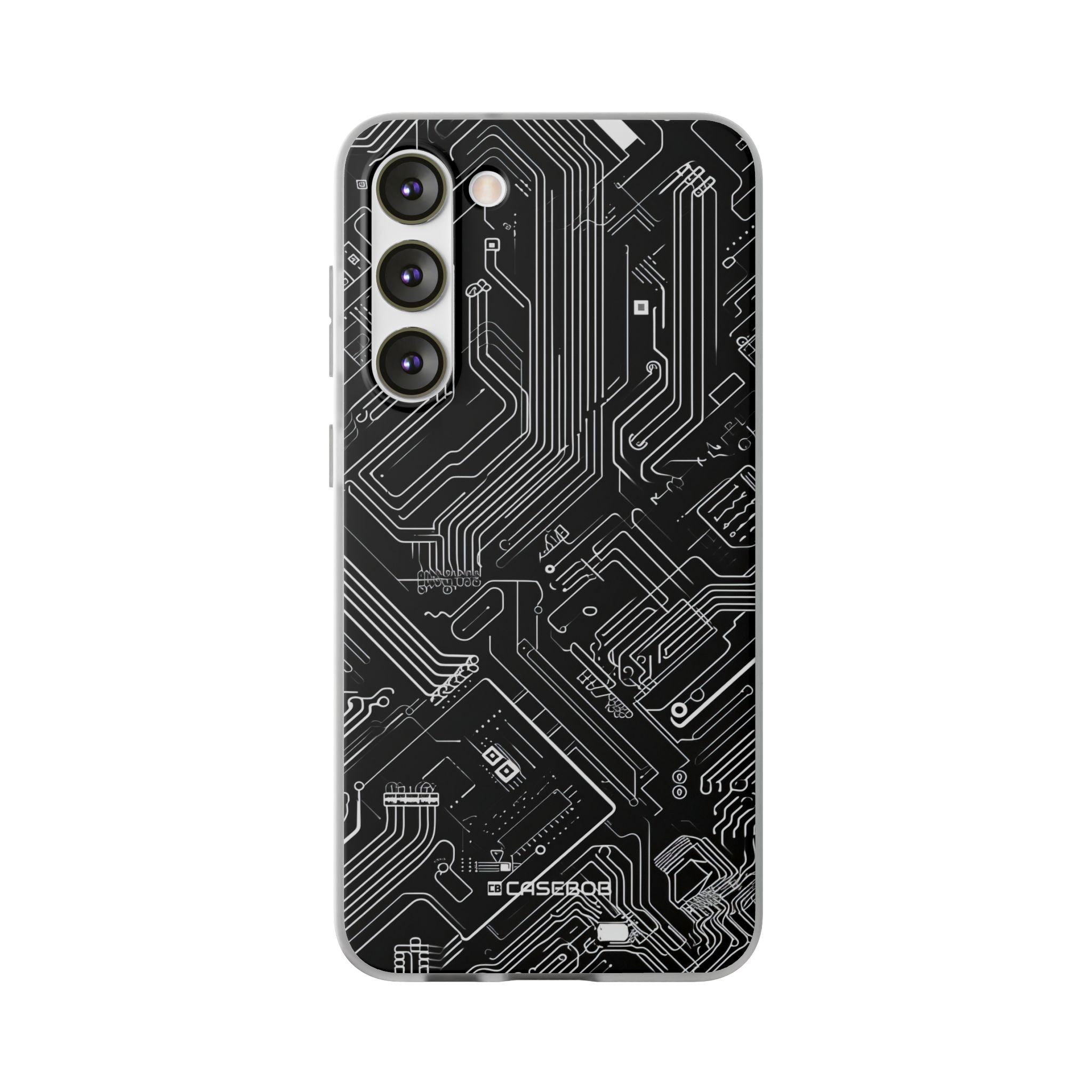 Cyber Circuitry Art | Flexible Phone Case for Samsung Galaxy