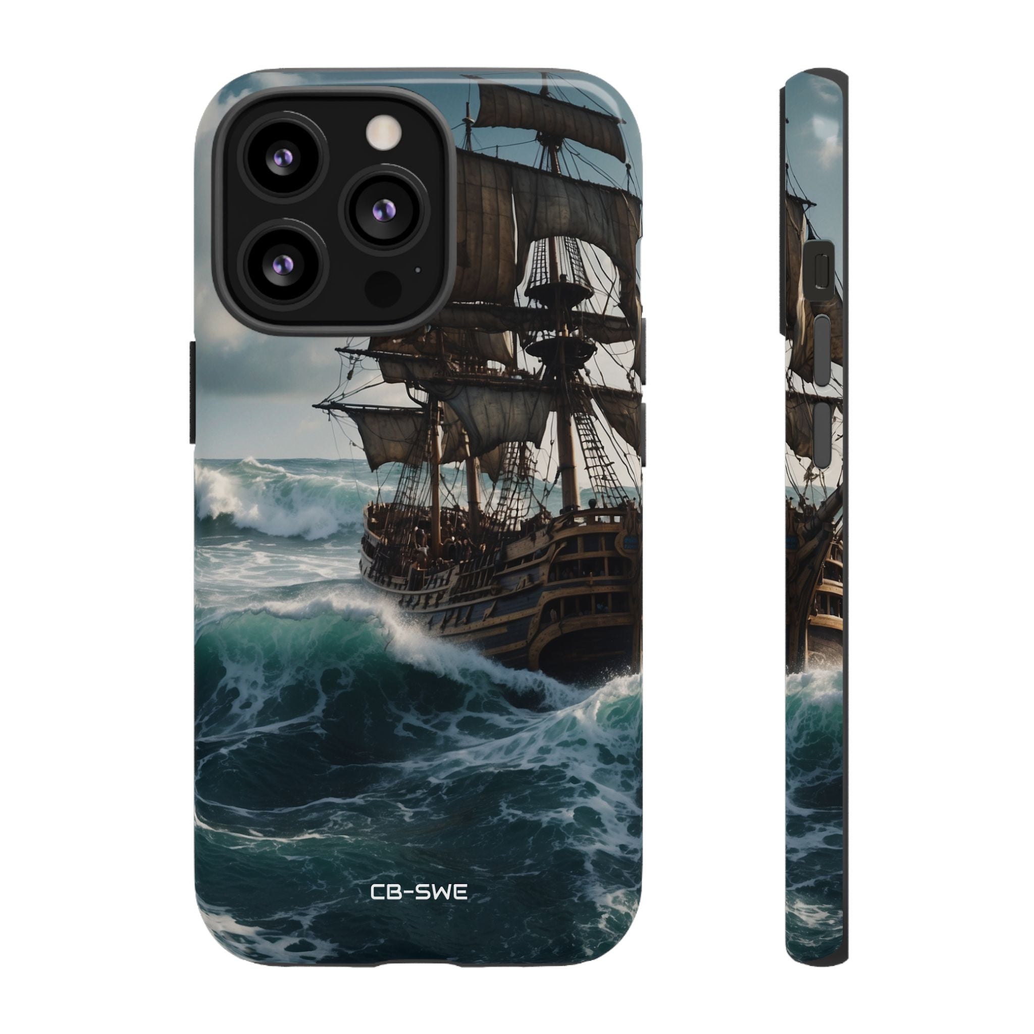 Ship Faces Waves - iPhone Case