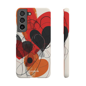 Fiery Hearts | Slim Phone Case for Samsung