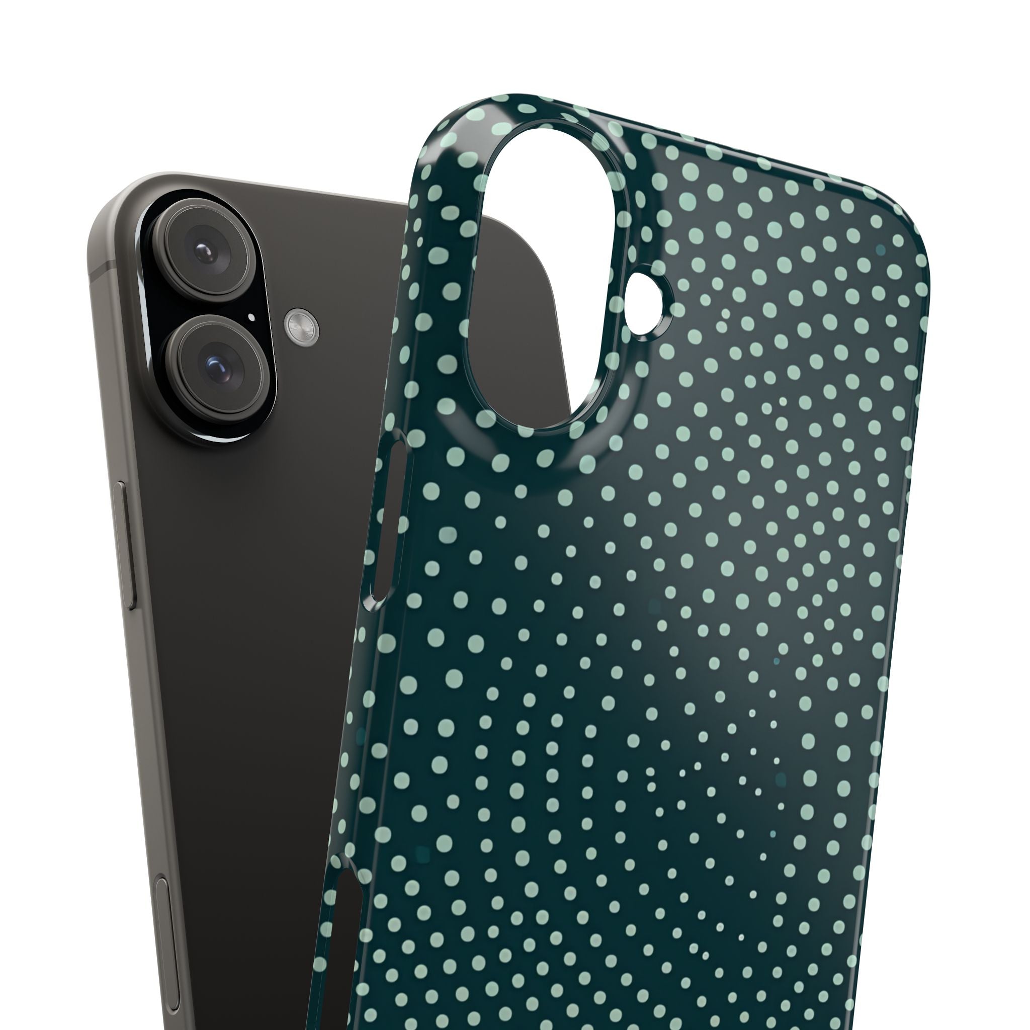 Teal Rippleflow iPhone 16 - Slim Phone Case