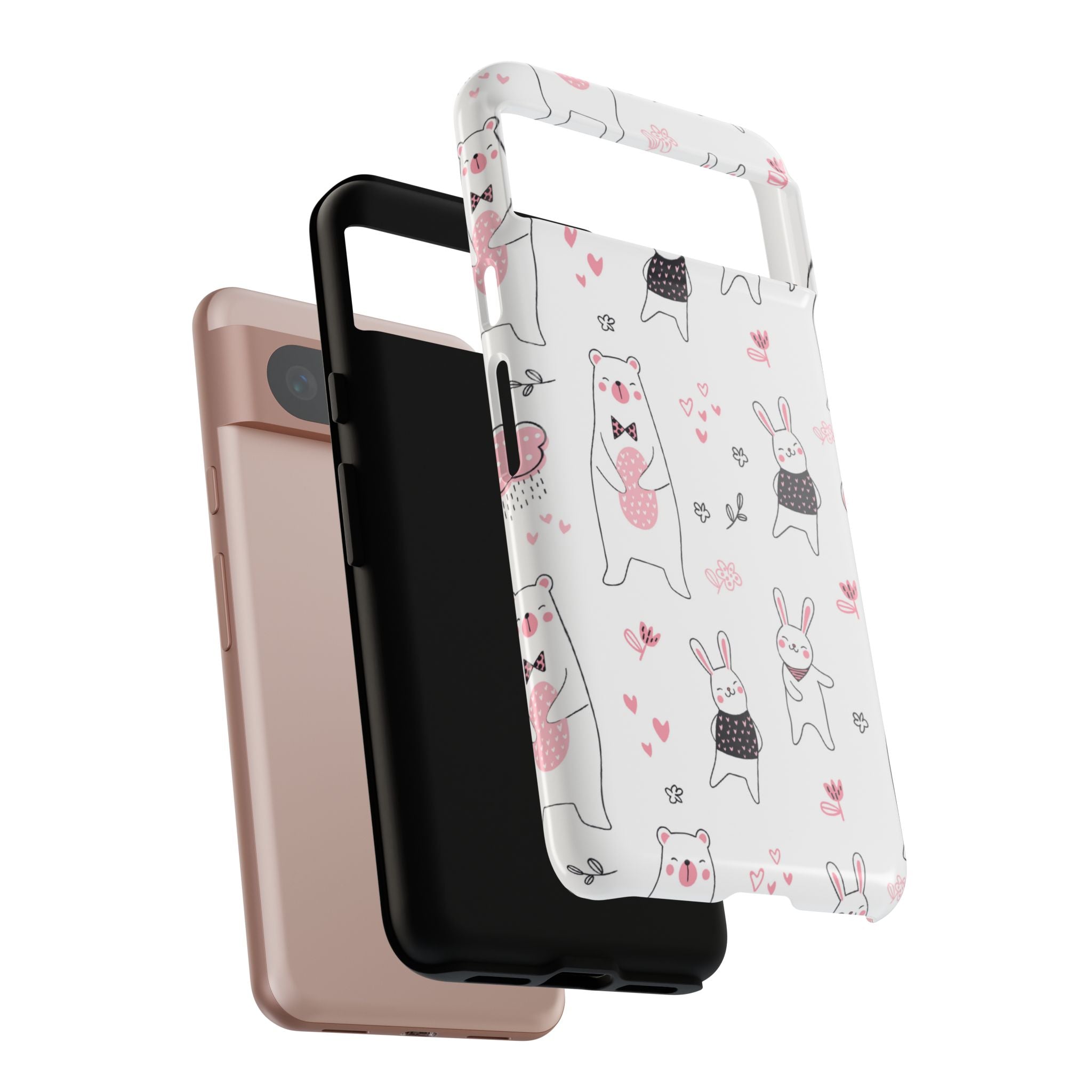 Bears Dance Playfully - Google Pixel Case