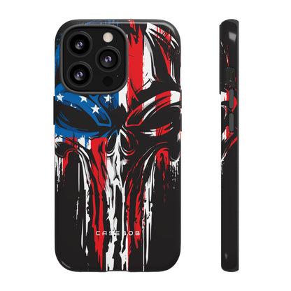 Military Grunge Skull Patriotic - Protective Phone Case