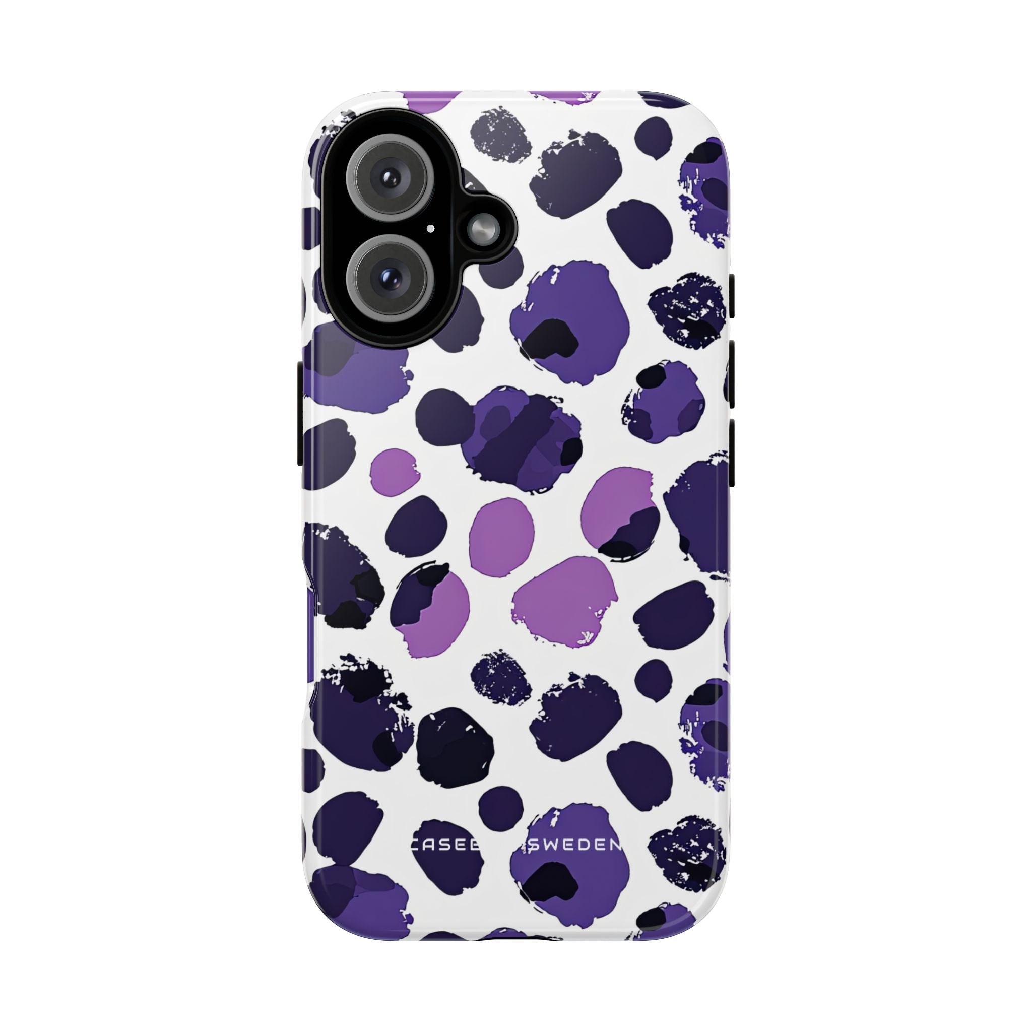 Purple Inkblots iPhone 16 - Tough Phone Case