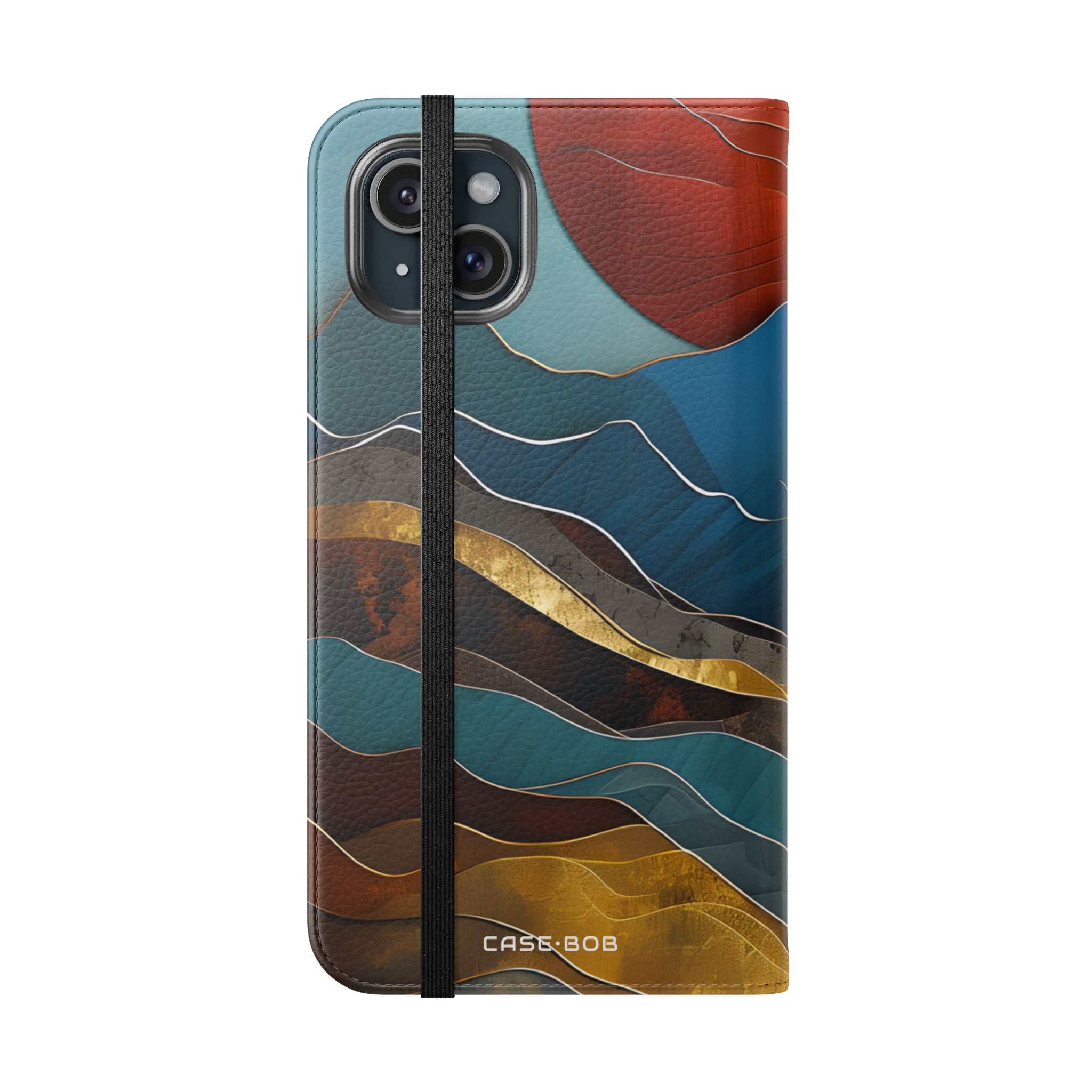 Solar Flame - iPhone 15 Plus Case - Wallet