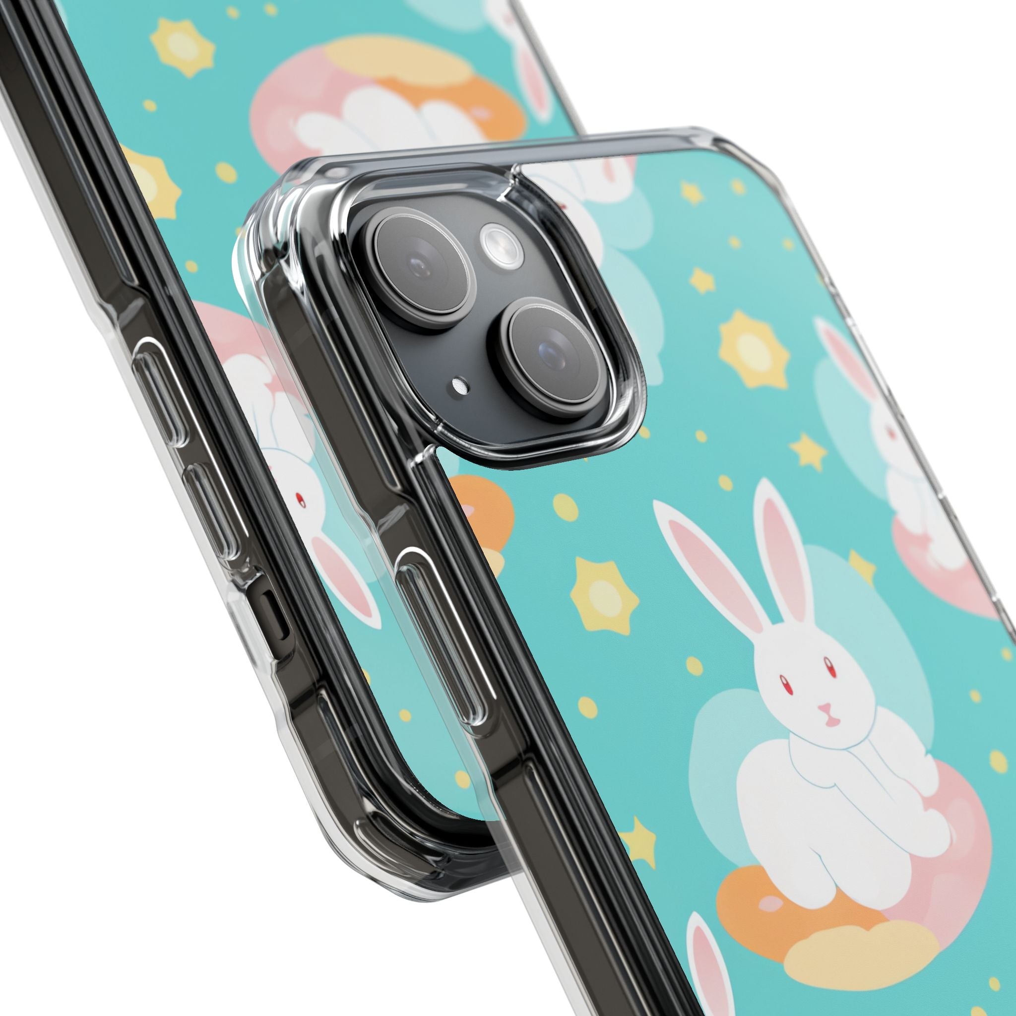 Bunnies Float Dreamily iPhone Case - Impact