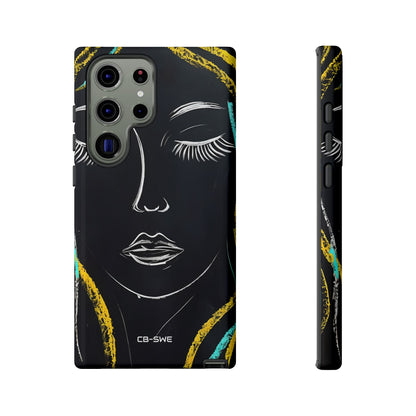 Vivid Minimalist Portrait - Samsung Case
