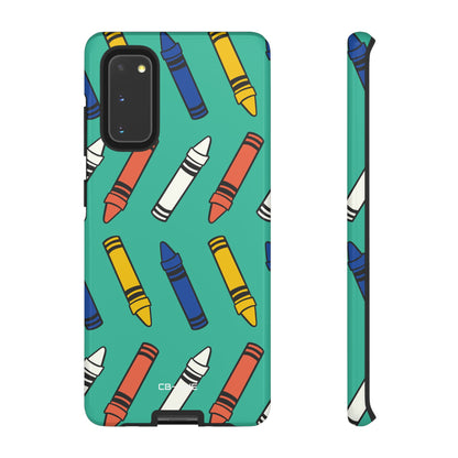Crayons Dance Playfully - Samsung Case