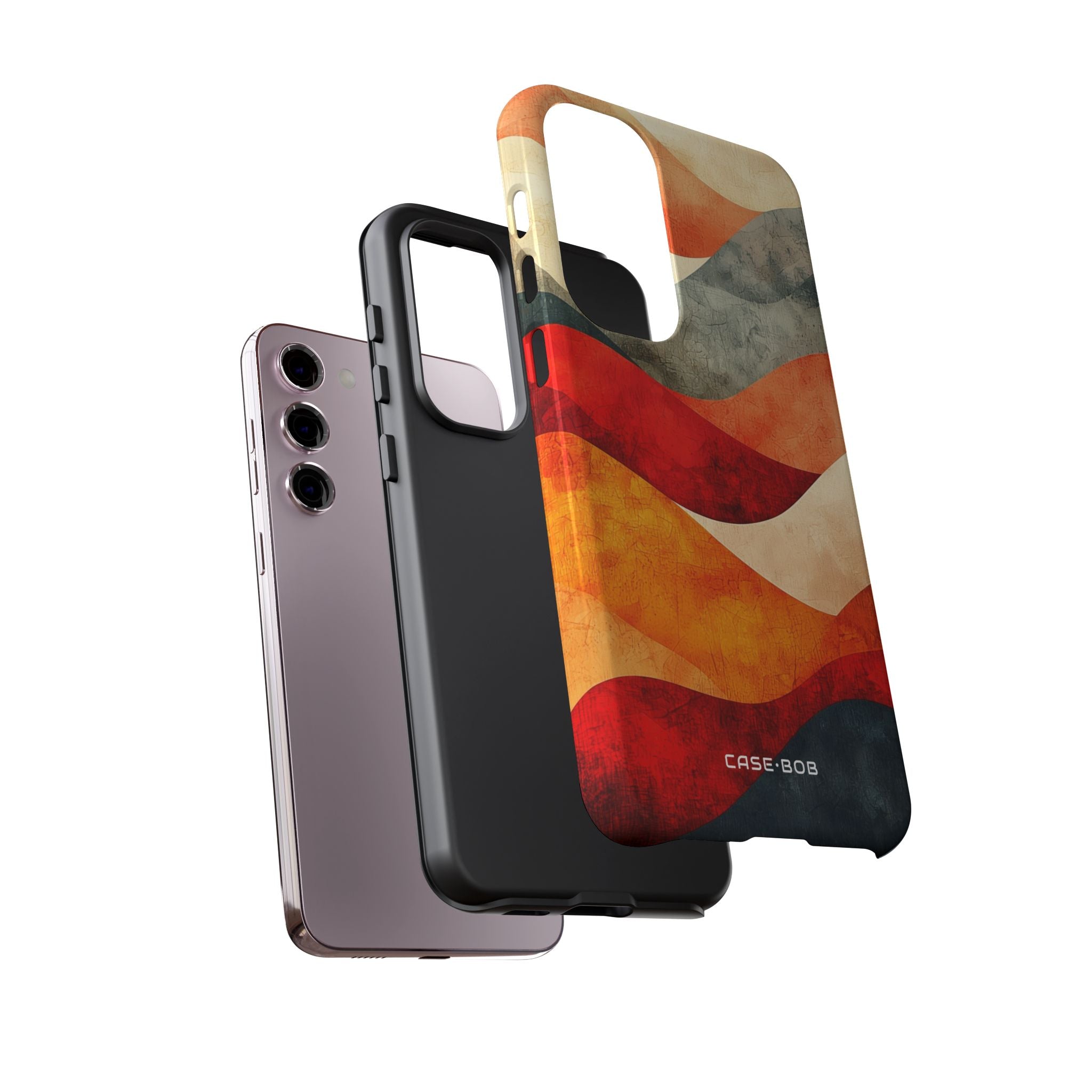 Cracked Wave Sunset Samsung S23 Plus Case - Tough