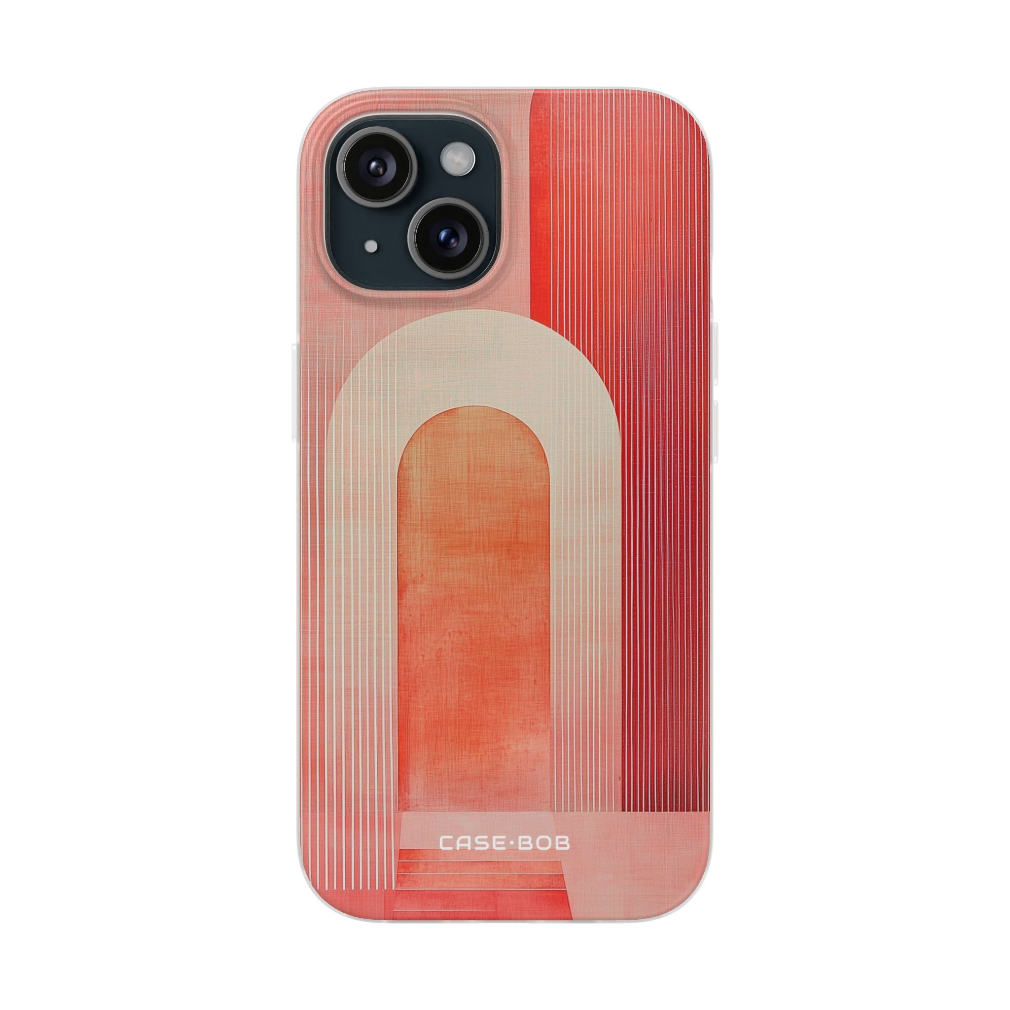 Crimson Arches iPhone 15 Case - Soft