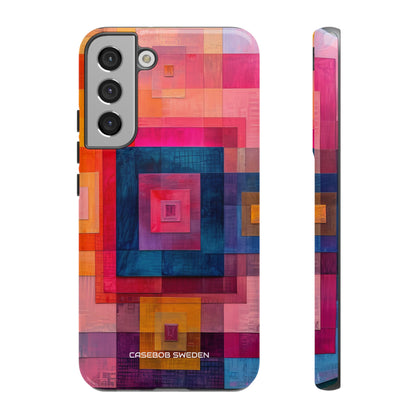 Vibrant Geometry - Tough Samsung S22 Phone Case