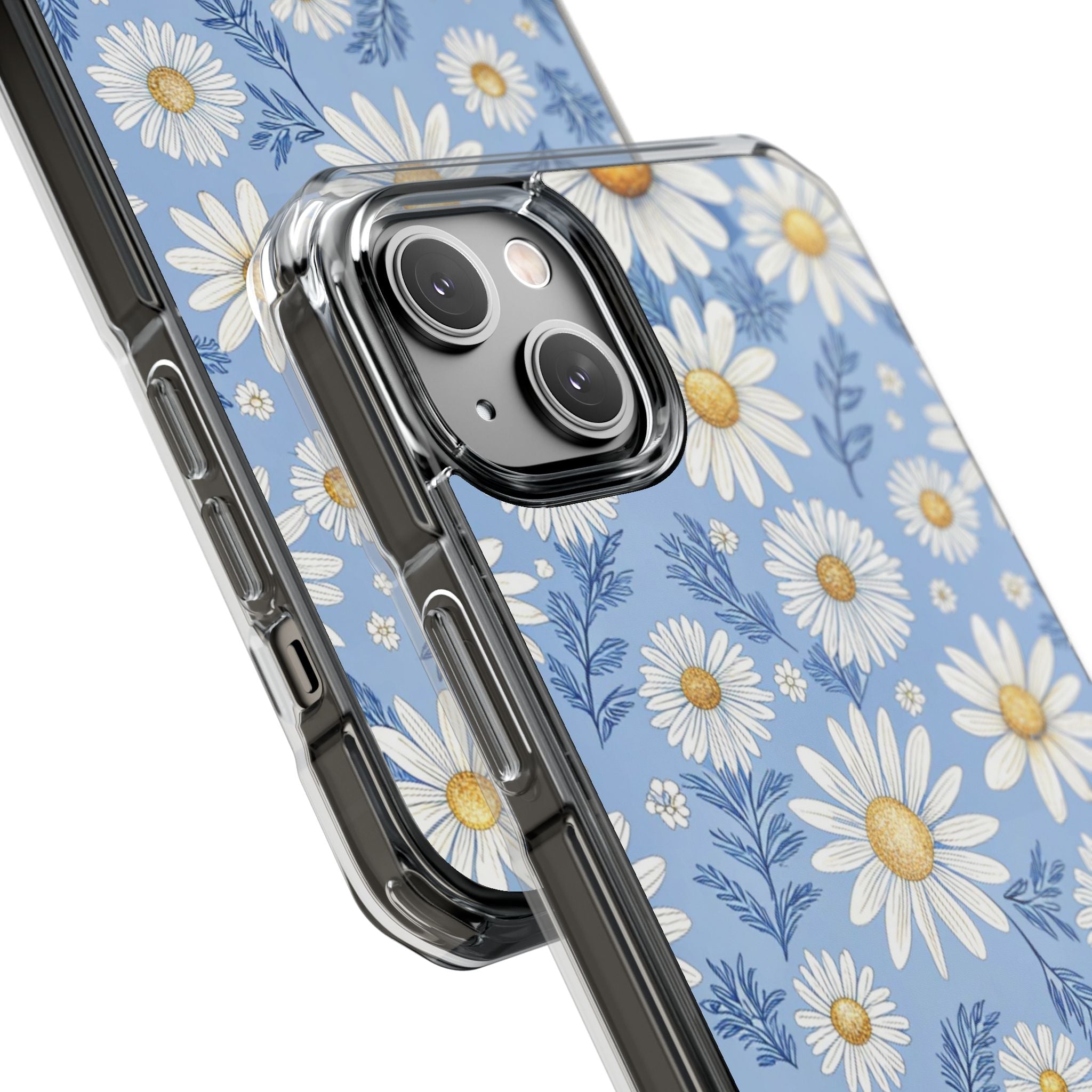 Daisies On Blue iPhone Case - Impact
