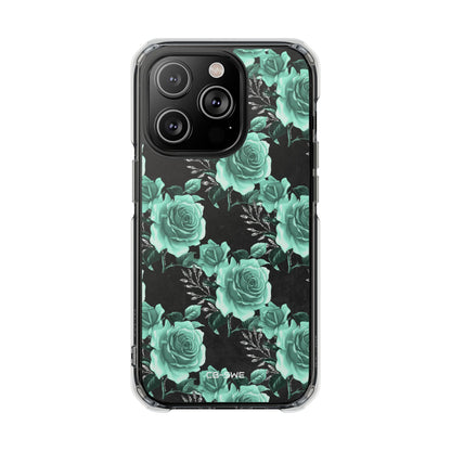 Turquoise Rose Symphony iPhone Case - Impact