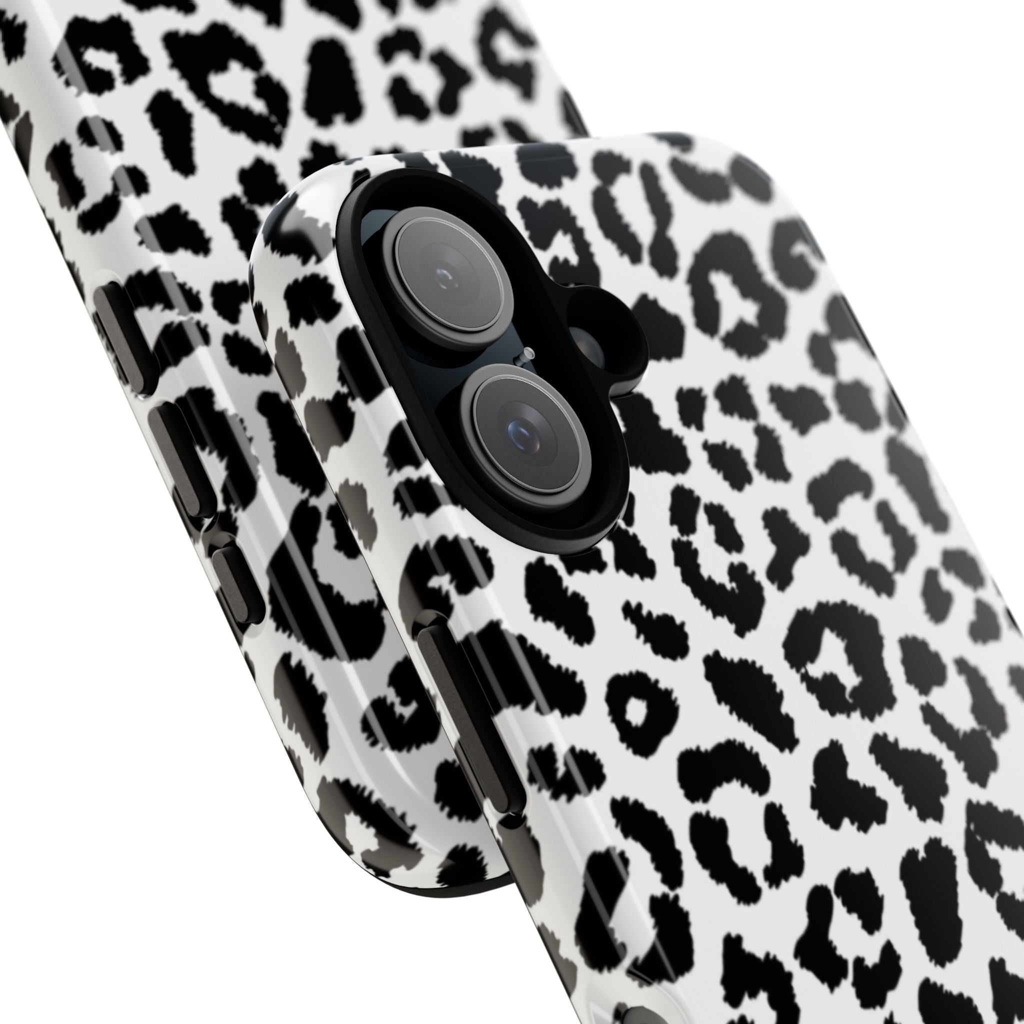 Monochrome Leopard Essence - iPhone Case