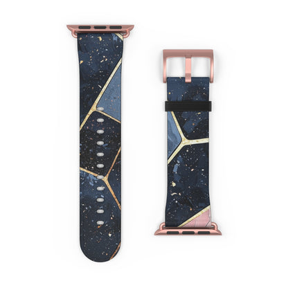 Golden Mosaic Navy - Watch Band