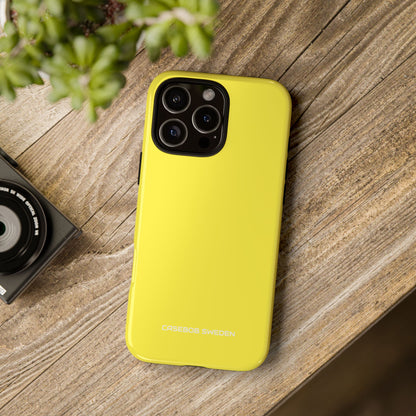 Lemon Yellow - Tough iPhone 16 Phone Case