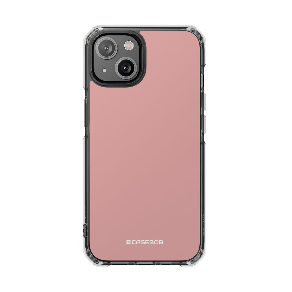 Pastellrosa | Handyhülle für iPhone (Clear Impact Case – magnetisch) 