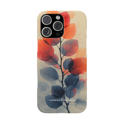 Ethereal Leaf Harmony iPhone 16 - Slim Phone Case