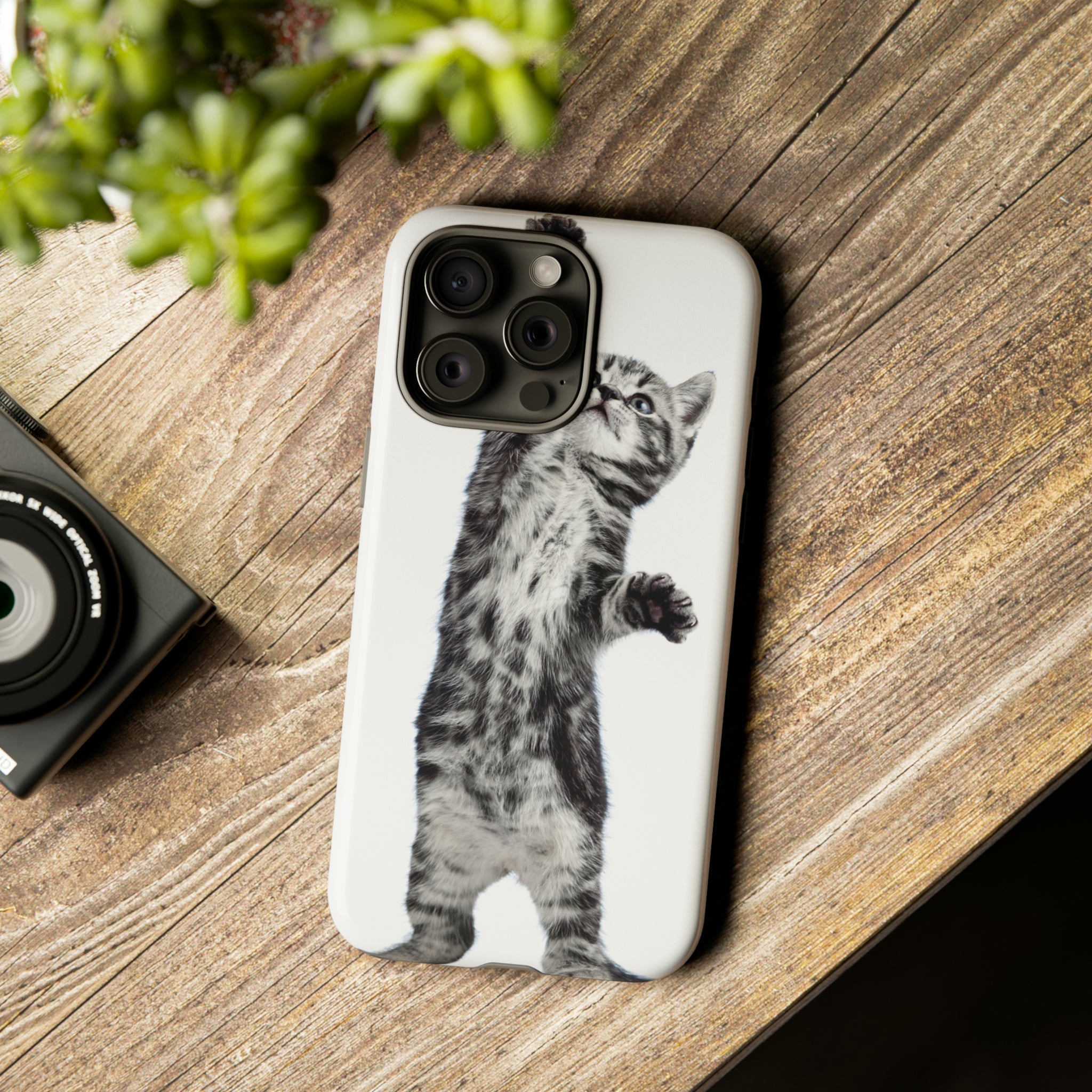 Playful Kitten - Protective Phone Case