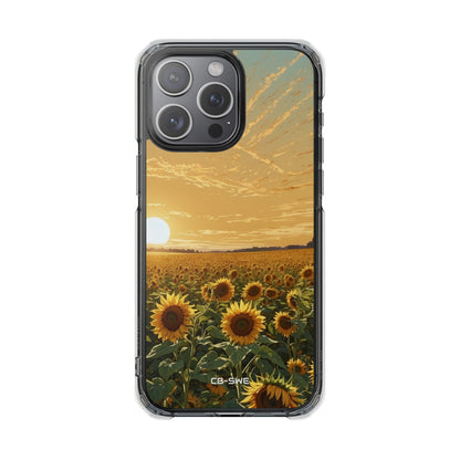 Sunflowers Embrace Sunset iPhone Case - Impact