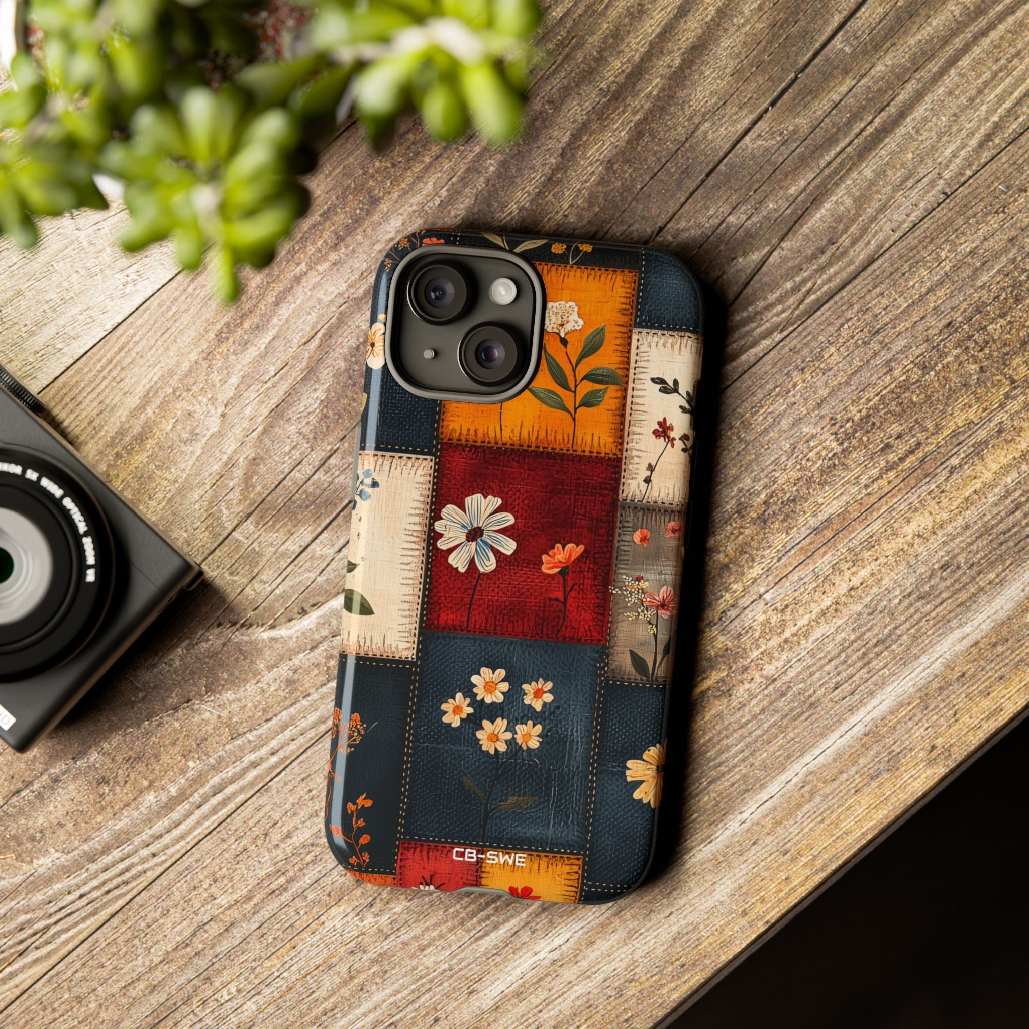 Floral Patches Bloom - iPhone Case