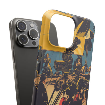 Golden Era Cinematic Spotlight iPhone 15 - Slim Phone Case