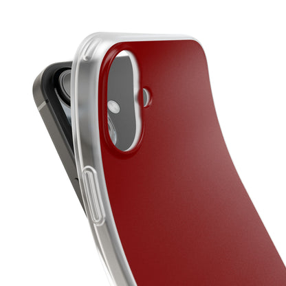 Dark Red iPhone 16 - Flexi Phone Case