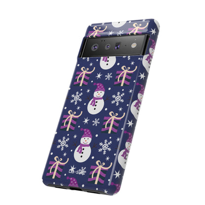 Snowmen Celebrate Joy - Google Pixel Case