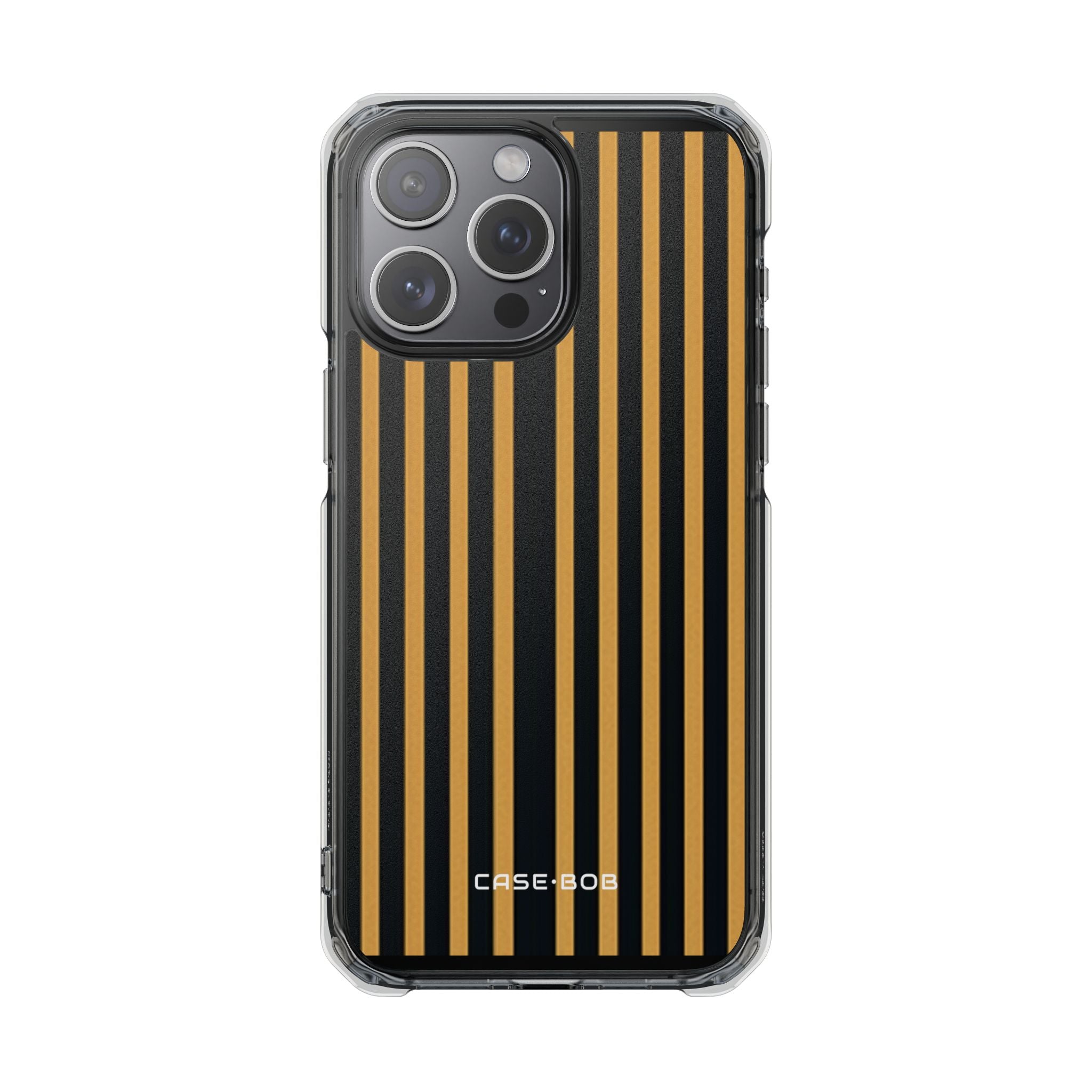 Golden Stripes iPhone 15 Pro Max Case - Impact