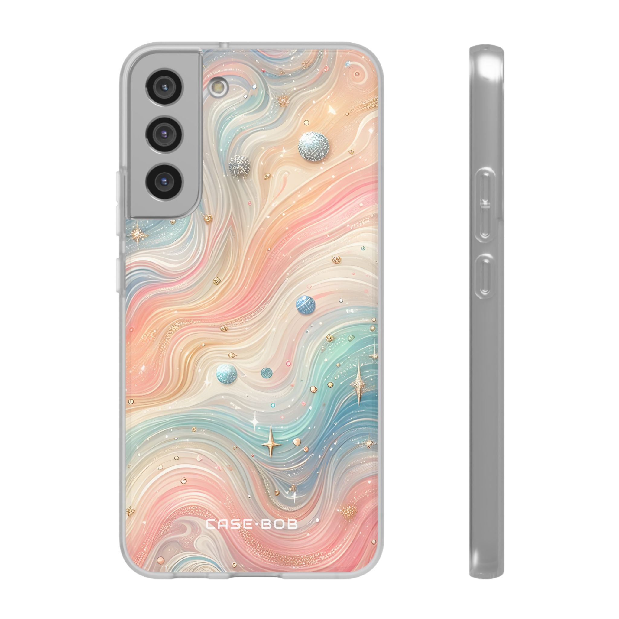Iridescent Swirls Samsung S22 Plus Case - Soft
