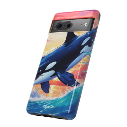 Orca Leaps Joyfully - Google Pixel Case