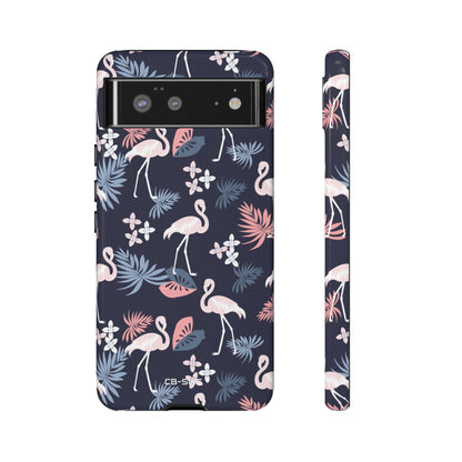 Flamingos Dance Playfully - Google Pixel Case