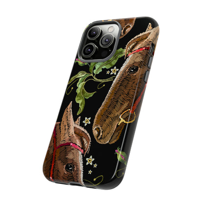 Horse Drawing - Protective Phone Case