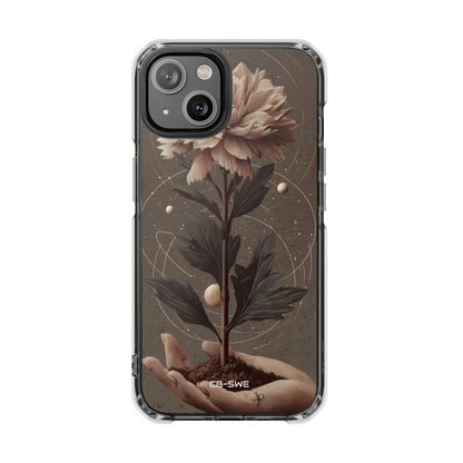 Celestial Flower Embrace iPhone Case - Impact