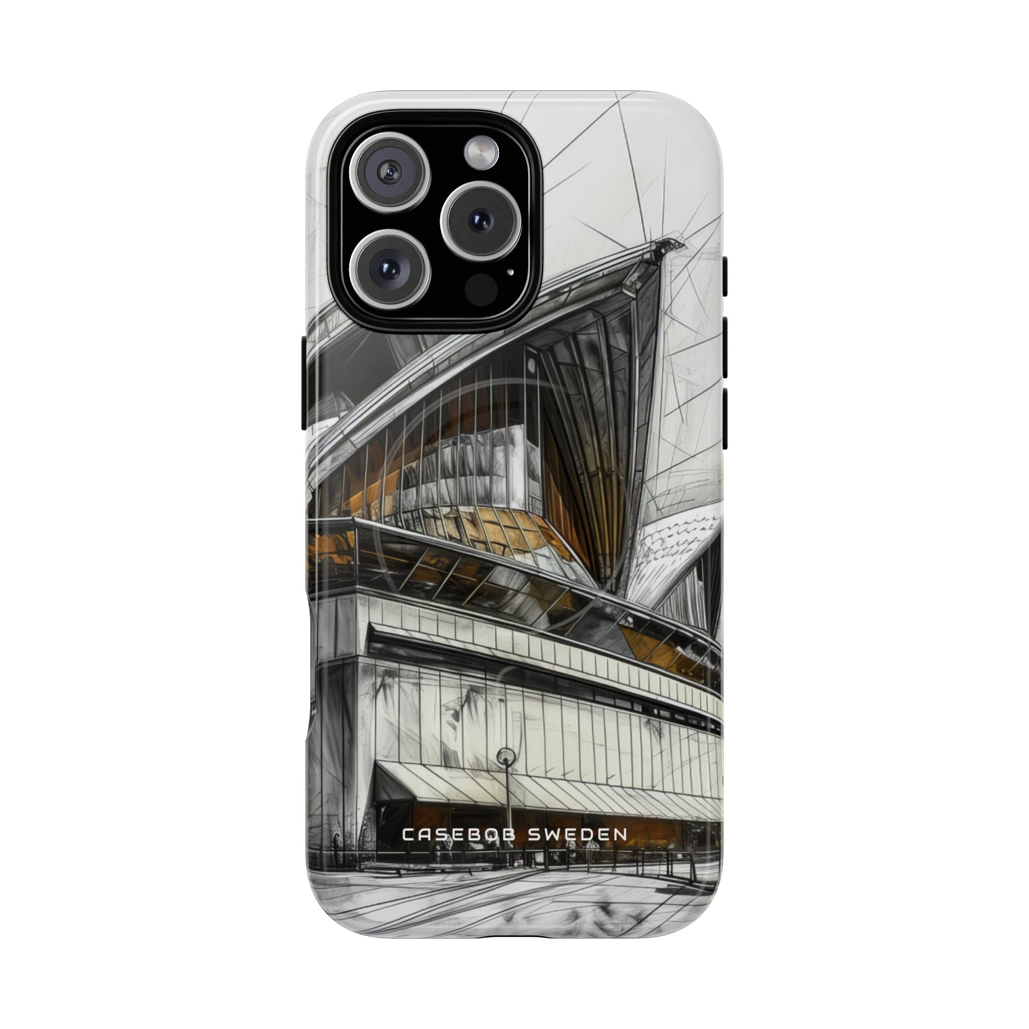 Architectural Curves in Line Formation iPhone 16  Tough+ Phone Case