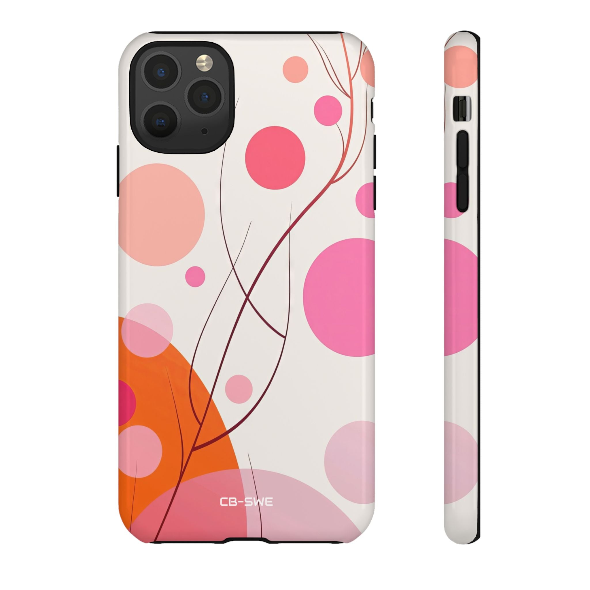 Circles Embrace Lines - iPhone Case