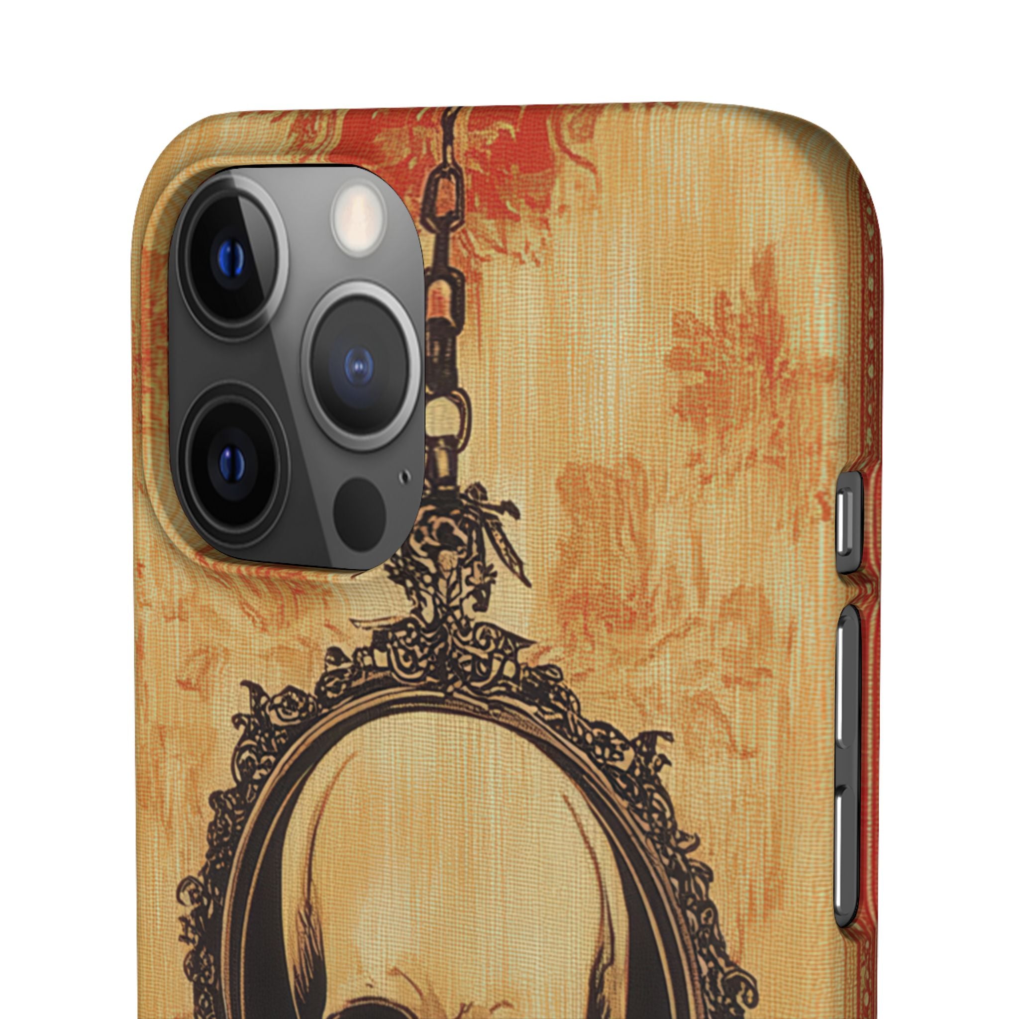 Gothic Skull Elegance iPhone 12 - Slim Phone Case