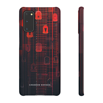 Gradient Cyber Lock Samsung S20 - Slim Phone Case