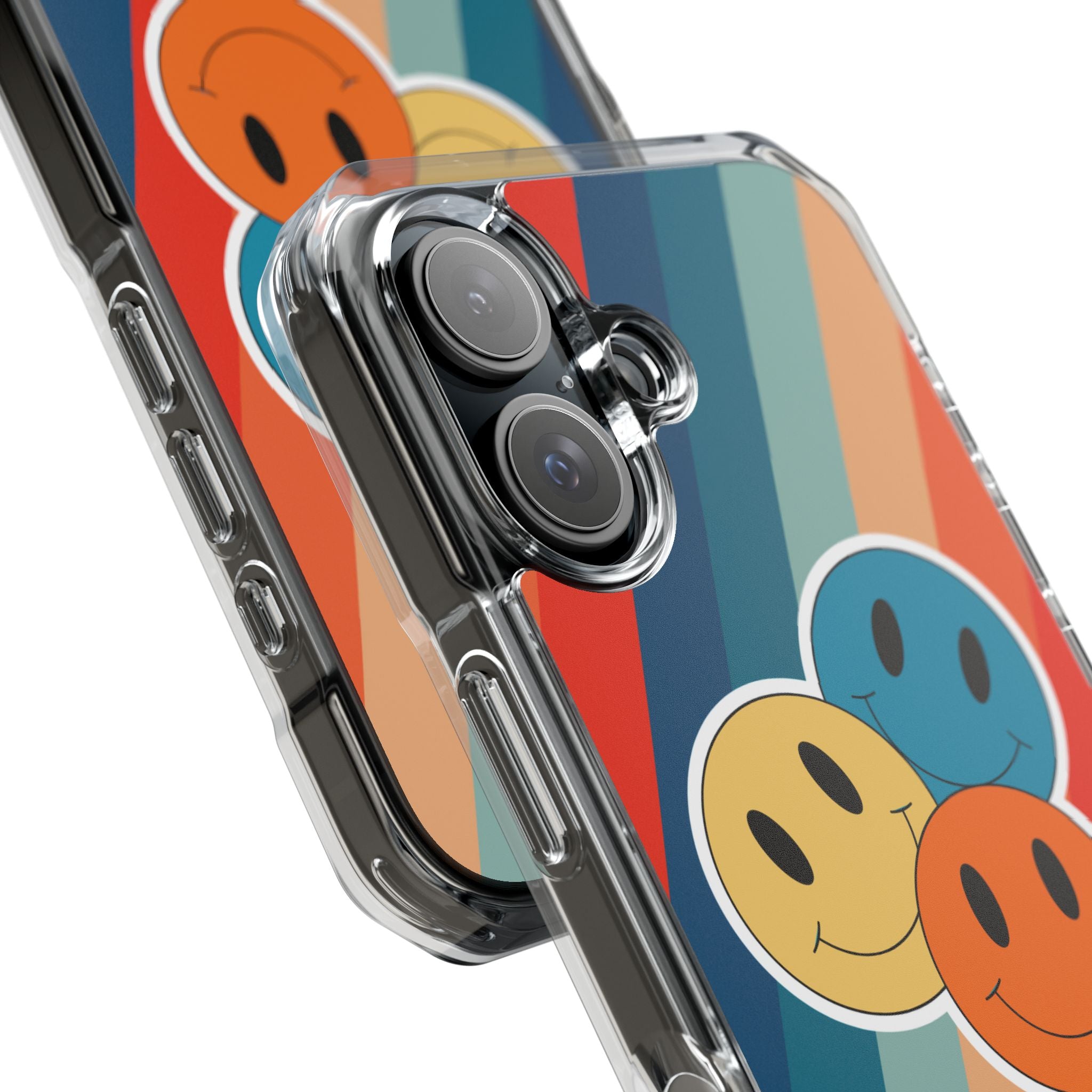 Retro Smiley Harmony iPhone Case - Impact