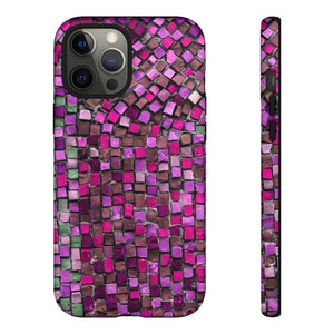 Purple Mosaic - Protective Phone Case