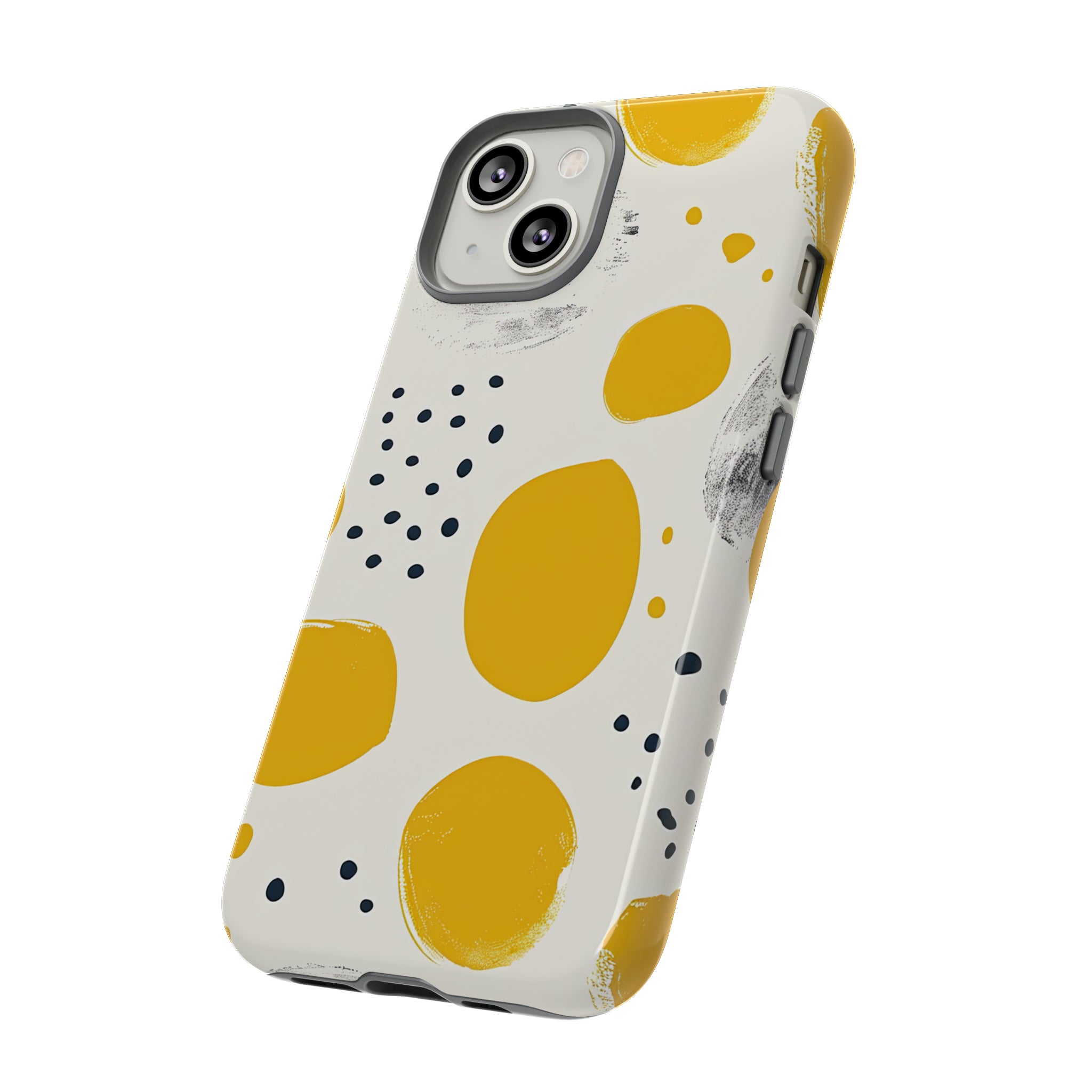 Dotted Yellow Simplicity - Protective Phone Case