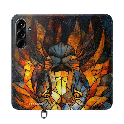 Flame Lion - Samsung S25+ Case - Wallet