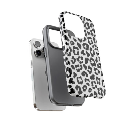 Monochrome Leopard Essence - iPhone Case