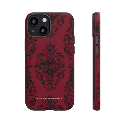 Gothic Crimson Elegance iPhone 13 - Tough Phone Case