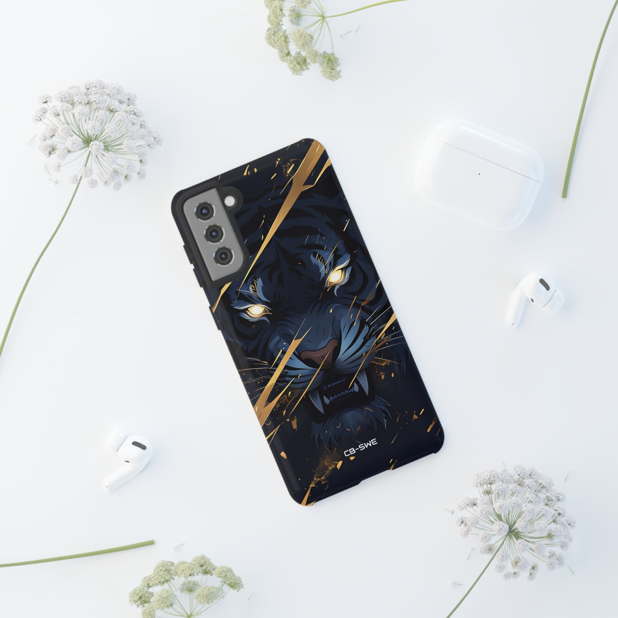 Tiger's Glowing Gaze - Samsung Case