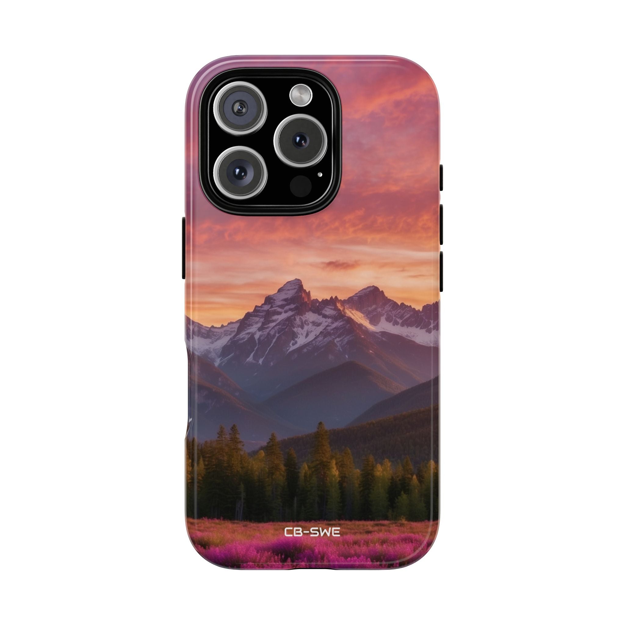 Mountain Peaks Glow - iPhone Case