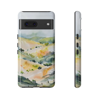 Misty Hills Watercolor - Google Pixel Case
