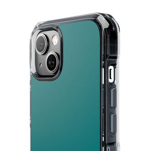 Teal | Phone Case for iPhone (Clear Impact Case - Magnetic)