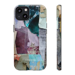 Textured Fabric Fusion - Protective Phone Case